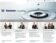 Tablet Screenshot of kammerconsulting.de